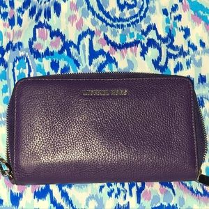 RICH purple Michael kors wallet.